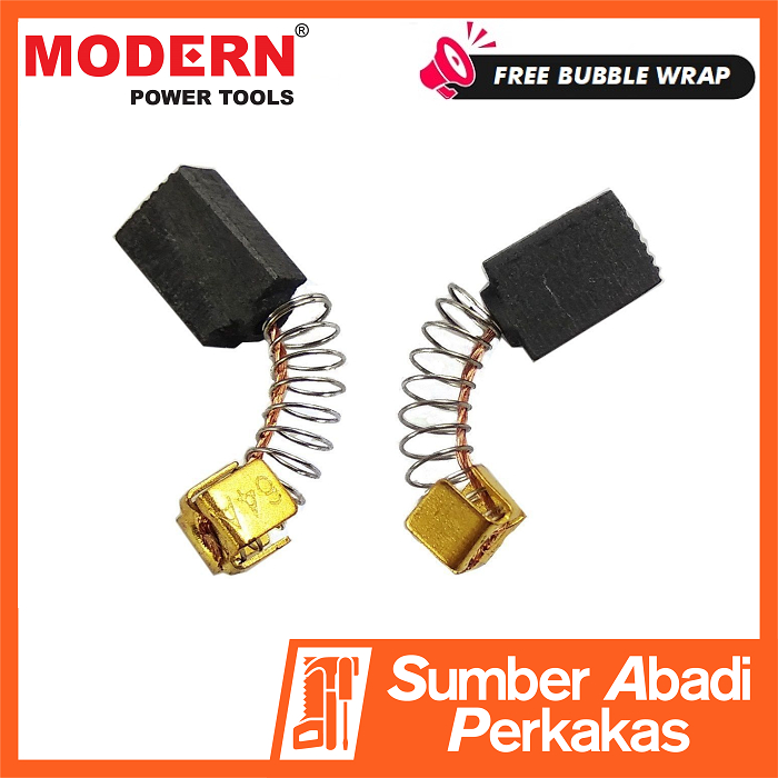 MODERN CB64 Carbon Brush Kul Spul Sepul Arang Brostel Bostel CB 64 Mesin Amplas Bor M-2130B M2130B M