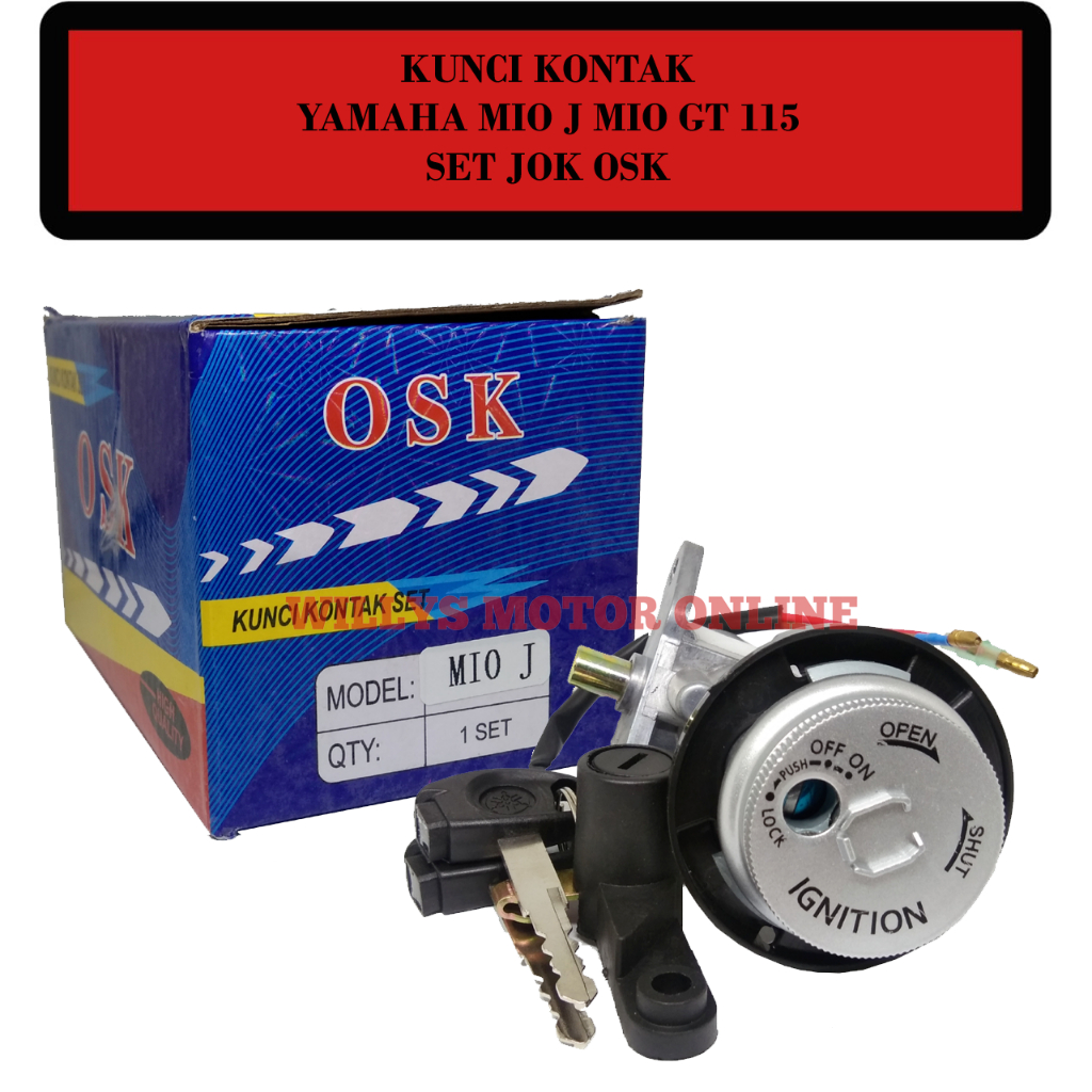 Kunci Kontak Mio J Mio Gt 115 Set Jok OSK / Konci Kontak Mio J SET