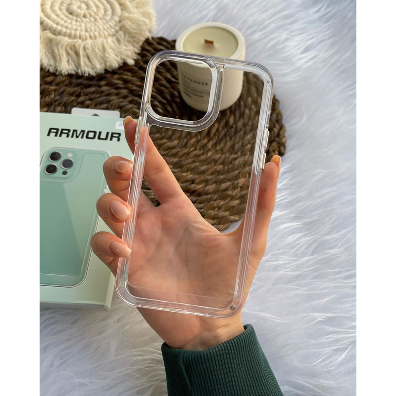 ARMOUR MILITARY CLEAR CASE/CASE ANTI KUNING FOR IPHONE 15 PROMAX