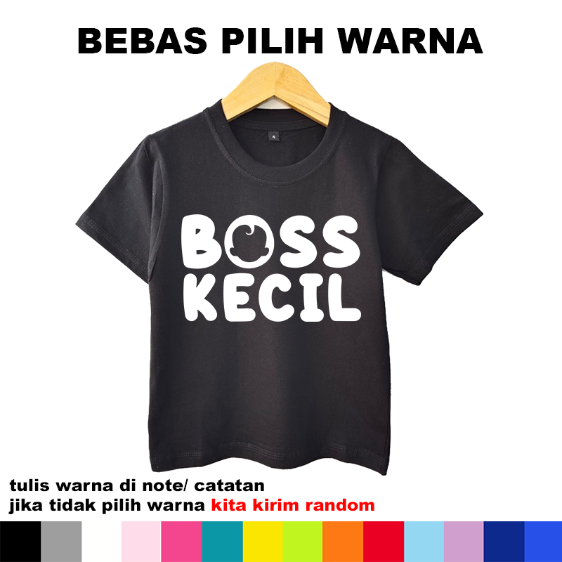 Kaos anak BOSS KECIL