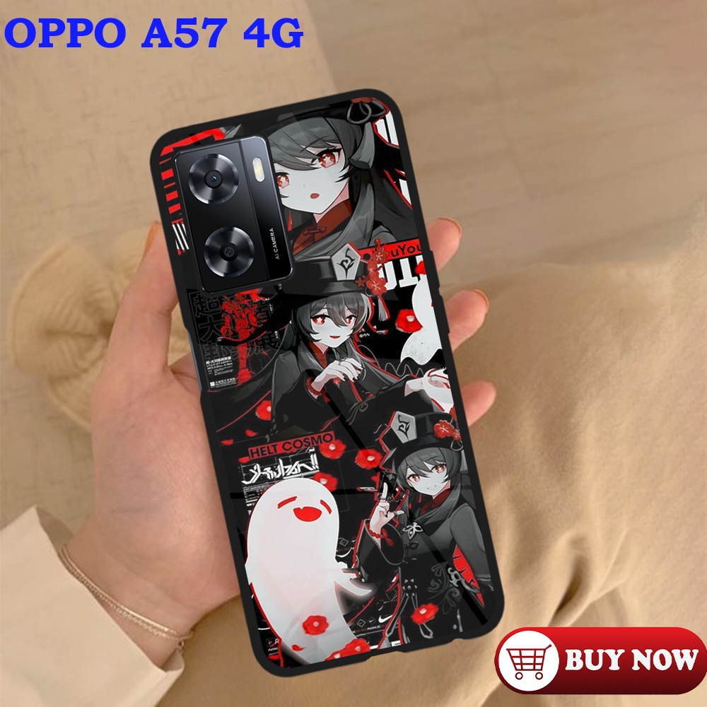 [ST12] Case Glossy CASE  OPPO A57 2022 | A77S | A77 4G | A57 5G | |CASING Kekinian Case Lucu MOTIF H