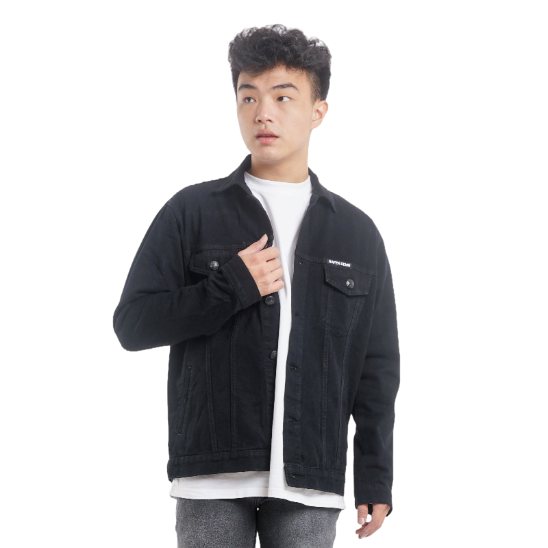 BEST SALE Rafen Jaket Jeans Denim Pria Wanita Unisex Original