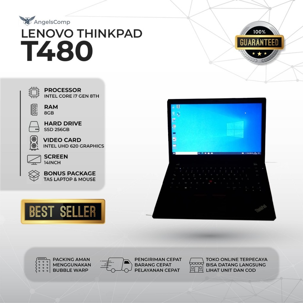 LENOVO THINKPAD T480 I7 GEN 8