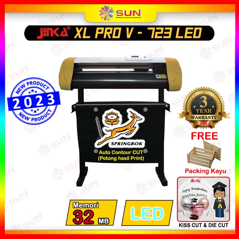 Mesin Cutting Sticker Jinka PRO Auto Contour Cut Terbaru -  XL Pro V 723 LED ( Auto Contour Cut )  P