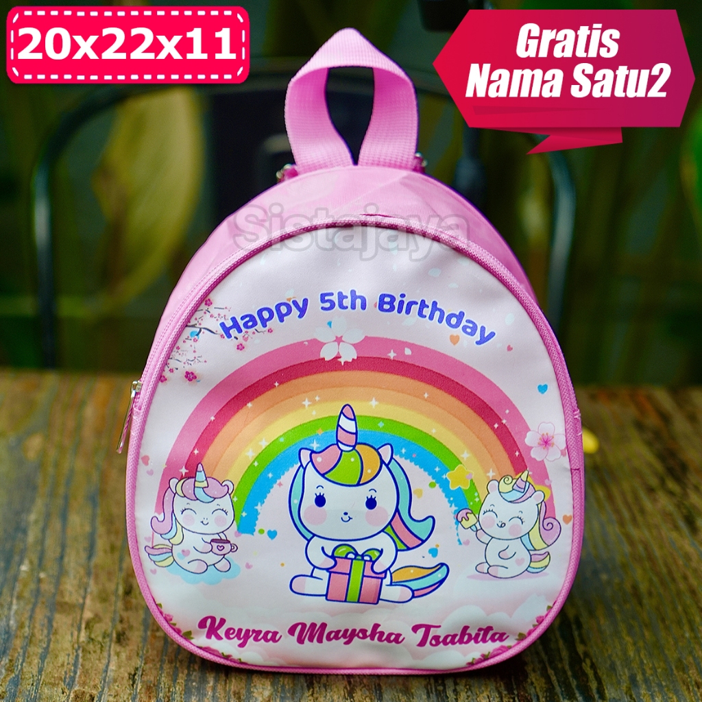 Tas Telur Anak Karakter Unicorn