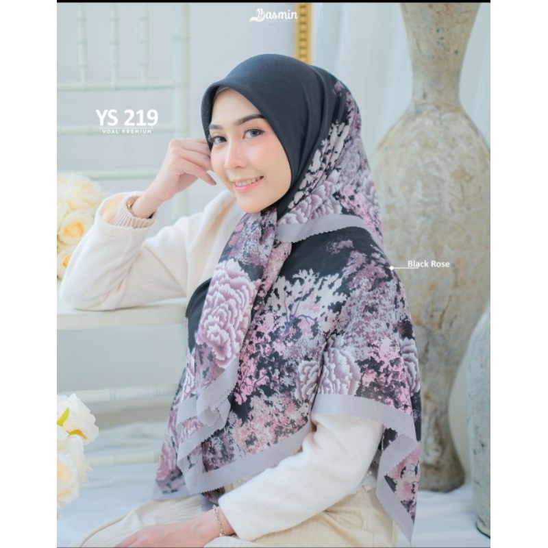 Segiempat Yasmin Terbaruuu//Ys 219//Segiempat Voal//Segiempat Motif//Yasmin Hijab