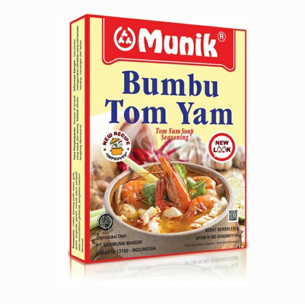 

OCA Bumbu Masak instant Bumbu Munik Tom Yam 130 Gr Pasti Enak