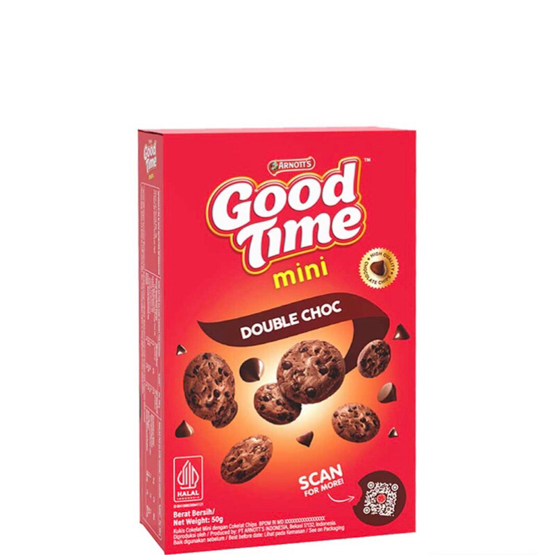 

Good time mini double choc 50g