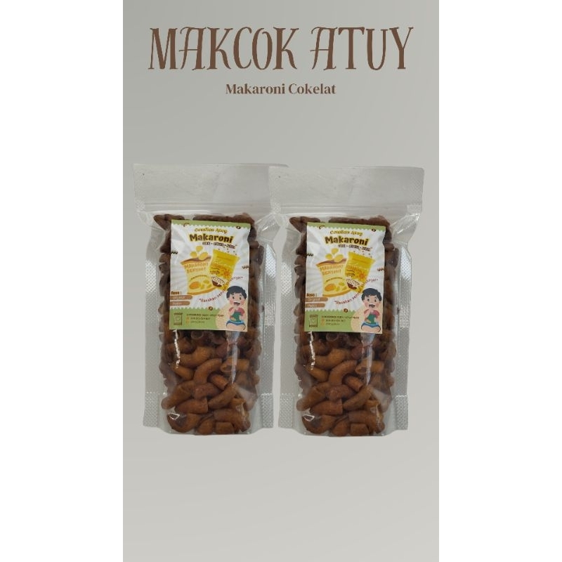 

(PROMO) Makcok Atuy (makaroni cokelat 110gr) murah, enak, renyah.