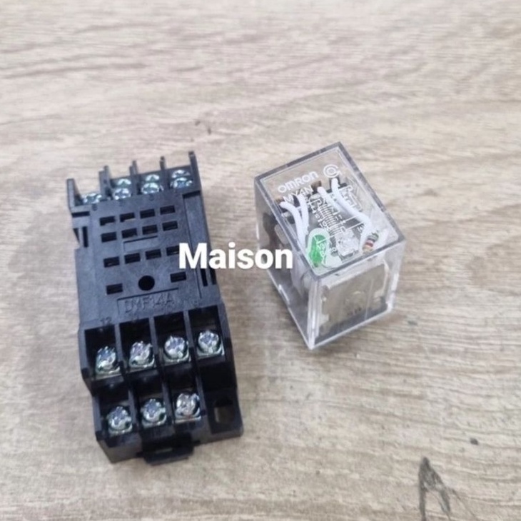 ➫ Relay Omron MY4N 12VDC + socket | my4n 12v dc ✻ T ☑
