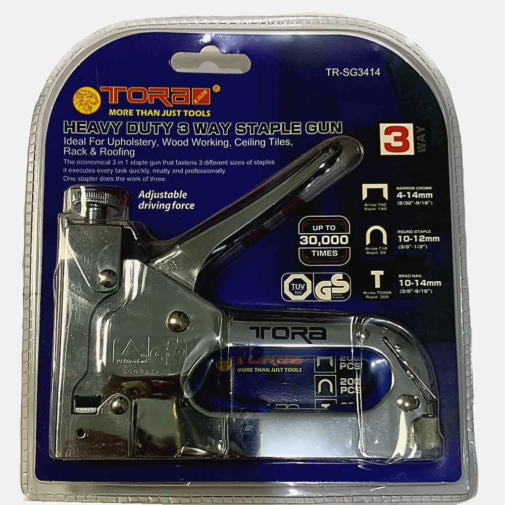 

Promo hari ini !!! Staple Gun Tembak Tacker Staples Stepler Hekter mollar 3in1 jok kulit kardus Terbaik