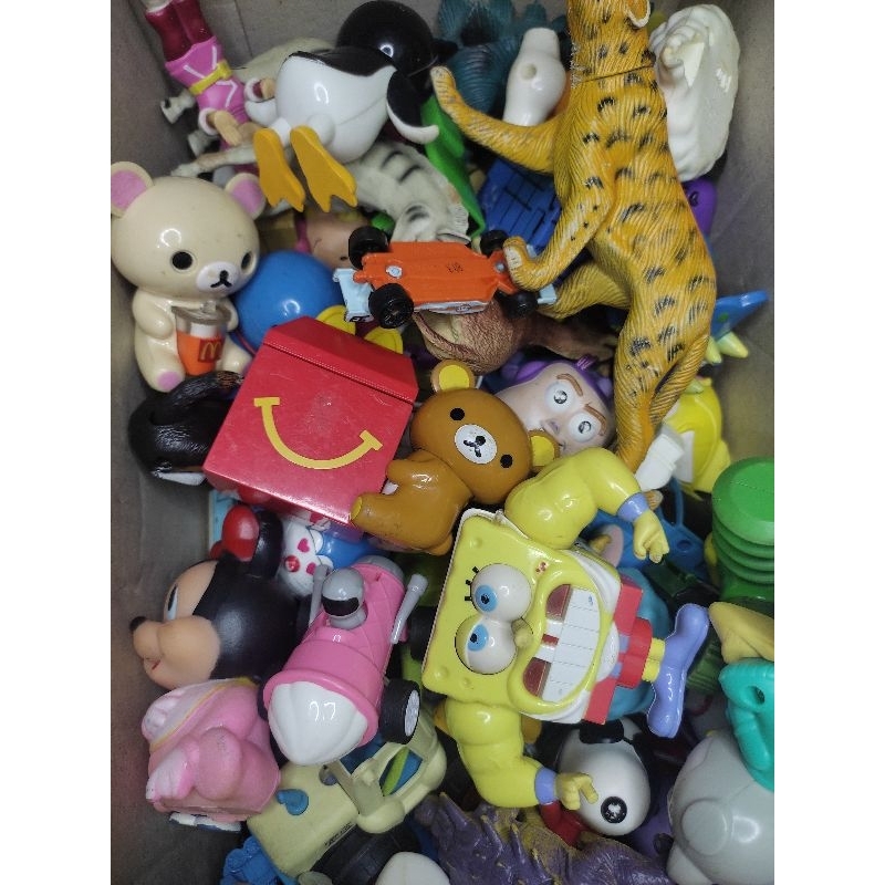 Mainan mcd dan hewan karet random request pilih mainan anak cewe atau cowok