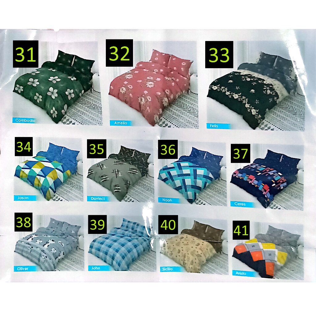 Bedcover Set AKIKO Ukuran Sprei 180x200x25 (King)