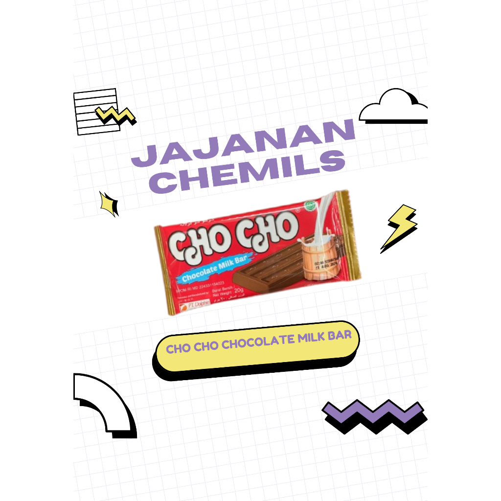 

Cokelat Cho Cho Milk Bar Ecer 1pcs