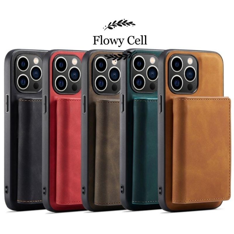 Xiaomi Redmi 9T Mi 12T Pro CASE DOMPET KULIT WALLET MAGNET MONEY SLOT CARD HOLDER