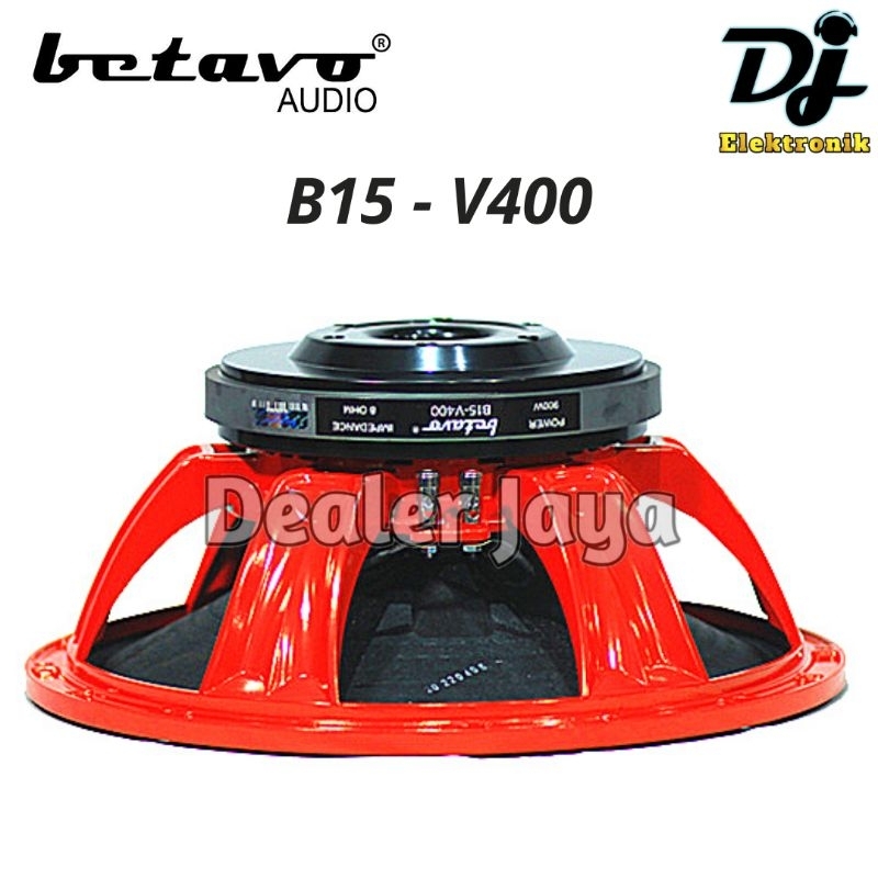 Speaker Komponen Betavo B15 - V400 / B15V400 - 15 inch