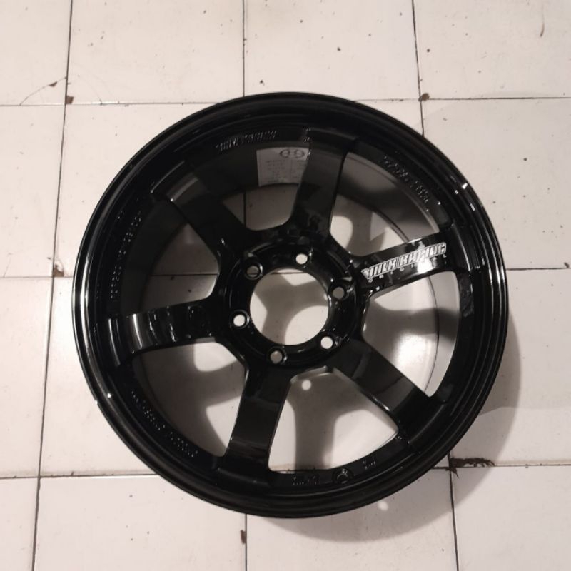 velg te37 ring 18 lebar 9 et 0 glosy black