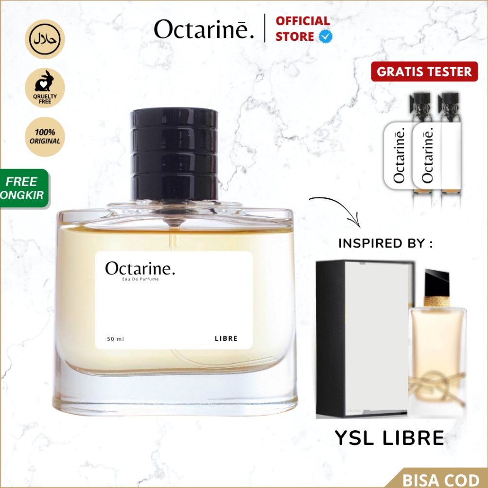 8.8 STOK READY Octarine - Parfum Wanita Tahan Lama Aroma Fresh Elegant Inspired By LIBRE | Parfume P