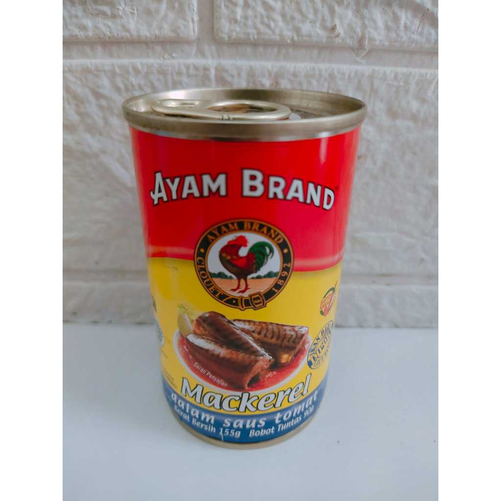 

Ayam Brand - Ikan Mackerel Kaleng Saus Tomat 155GR