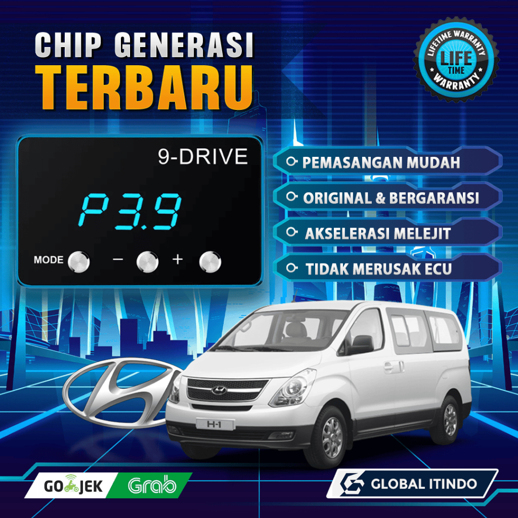 9 Drive Hyundai H1 Piggyback Throttle Controller ECU Remap