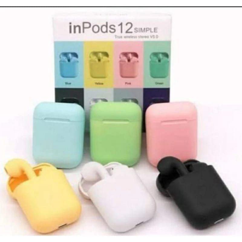Headset BLUETOOTH INPODS 12 TWS INPODS i12