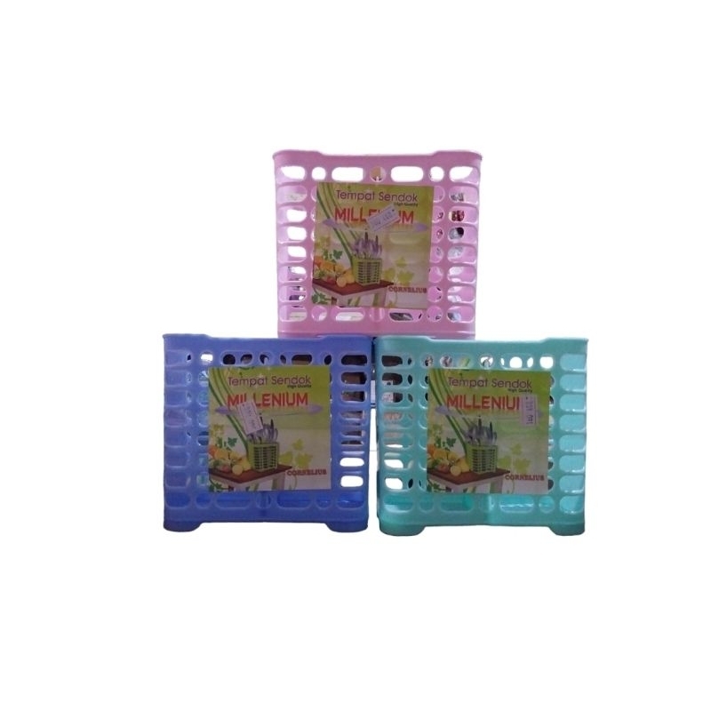 [READY STOCK] TEMPAT SENDOK 2 SEKAT BAHAN PLASTIK | TEMPAT PERALATAN MAKAN 2 SEKAT BAHAN PLASTIK