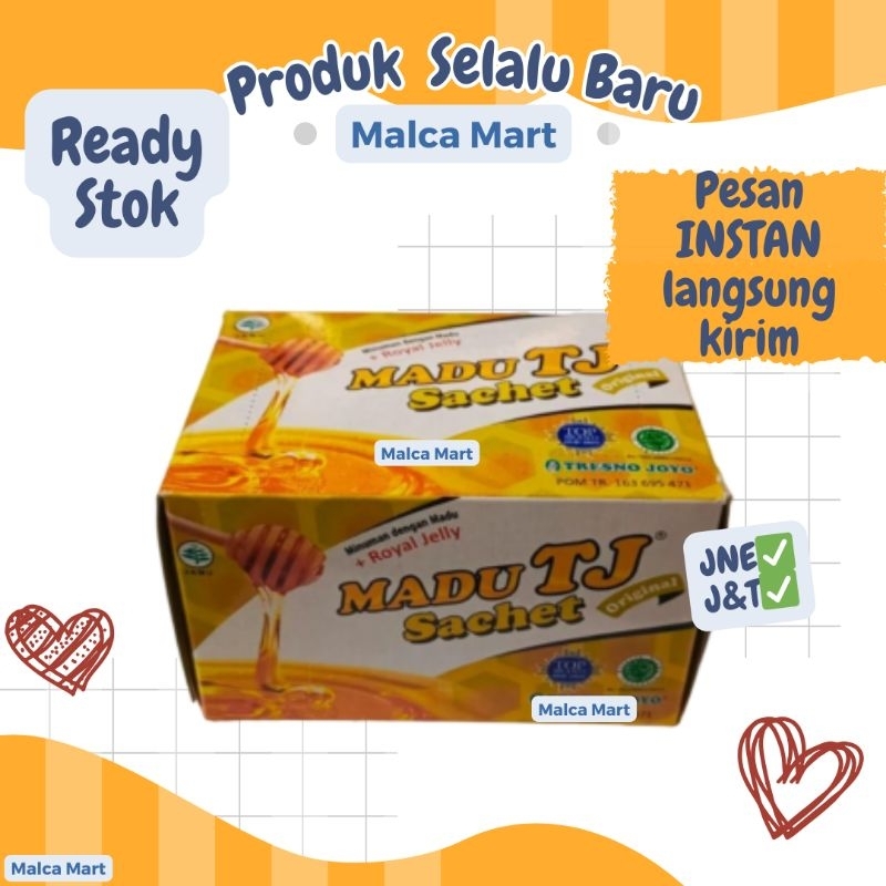 

Madu TJ dengan Royal Jelly Original Sachet 12 pcs @20 gram
