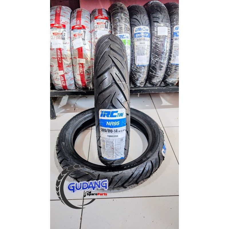 Ban matic IRC NR95 100/80 ring 14 tubles vario beat xride
