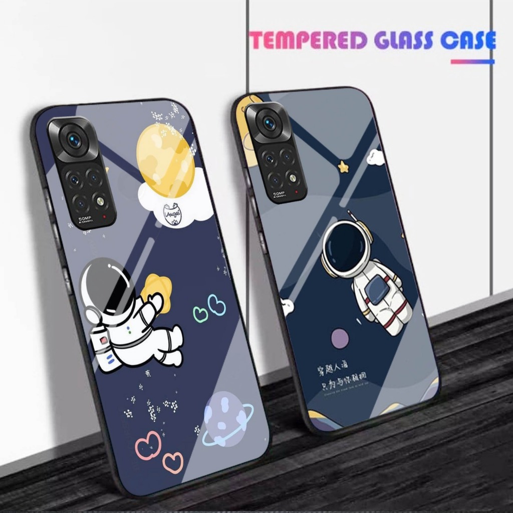 Case Kaca Redmi Note 11 - Kesing Hp Redmi Note 11 - Case Kaca Kilau  Redmi Note 11  - Case  Redmi No