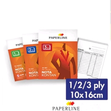 

Buku Nota 2 Ply Nota Kontan 2 Rangkap Paperline