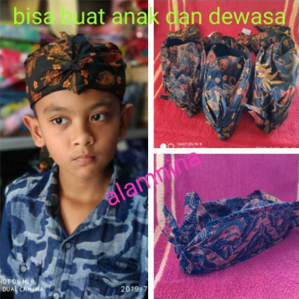 Udeng iket jawa sunda cirebon batik
