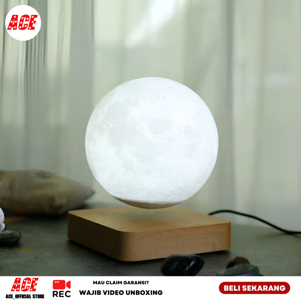 lampu bulan magnetic moon lamp lampu tidur night lamp dekorasi kamar tidur