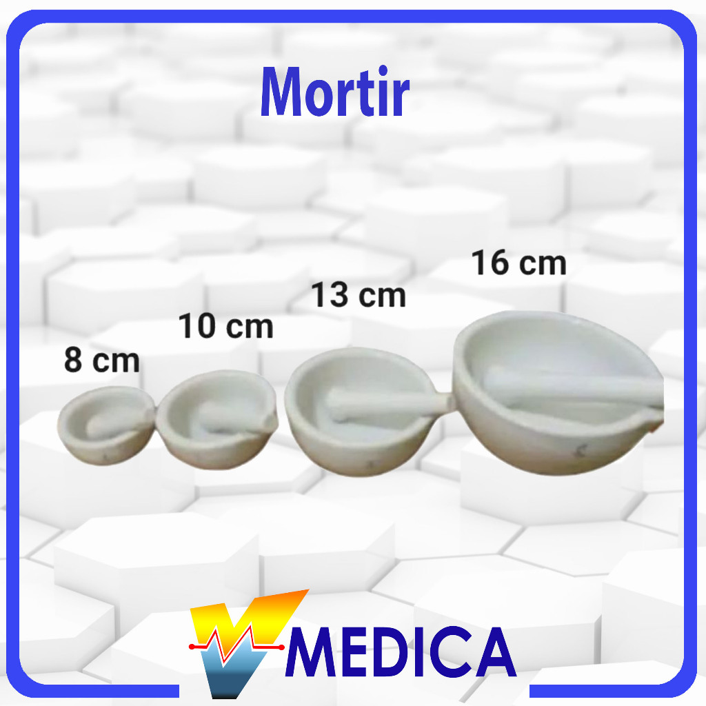 Mortir Obat / Alat Penumbuk Obat Lumpang / Alat Penggerus Obat