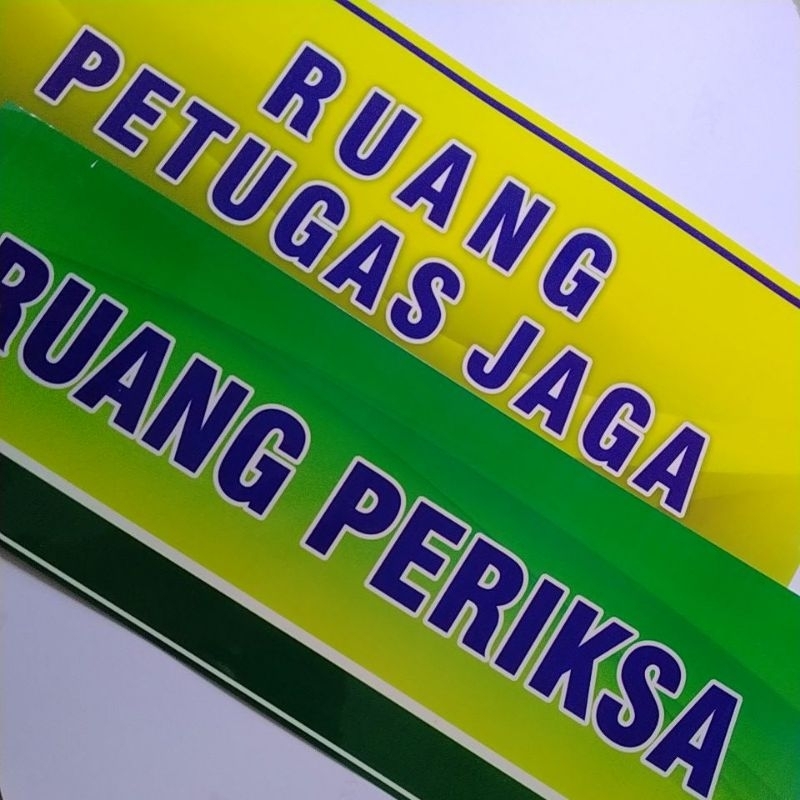 

(MIN ORDER 5) Stiker Custom Nama Ruang