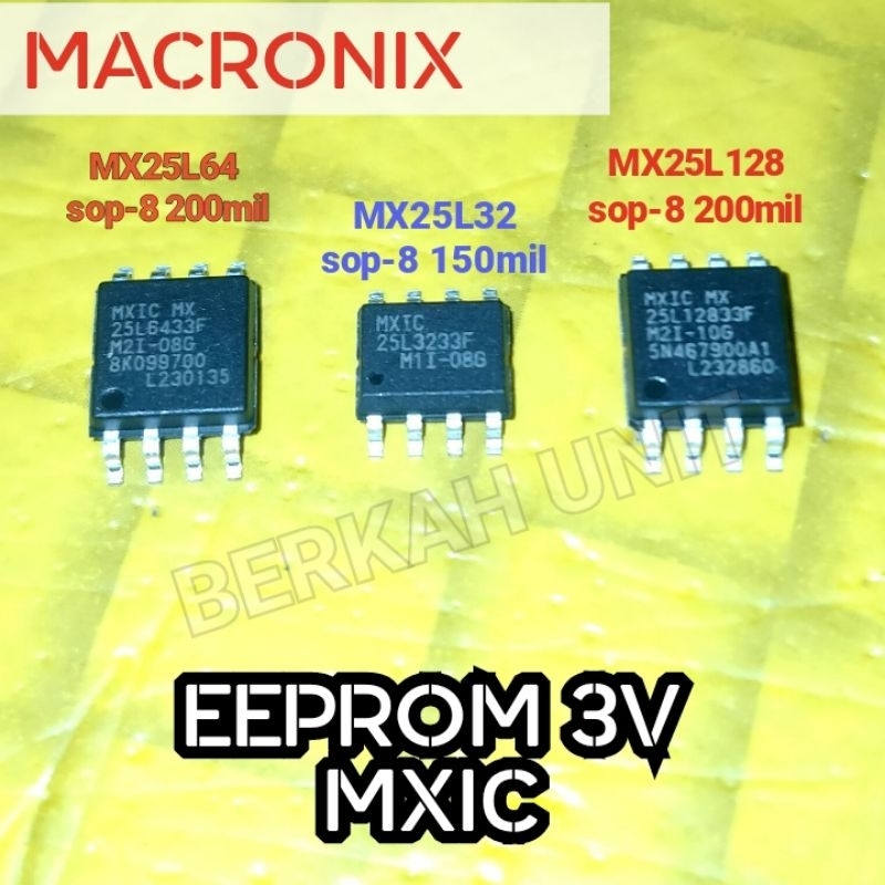 IC eprom MXIC MX25L3233FM1I MX25L6433FM2I MX25L12833FM2I sop-8 MX25L32 MX25L64 MX25L128