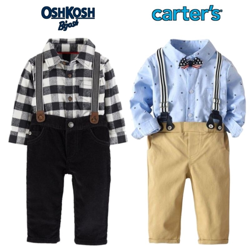 Celana Suspender Anak Bayi Oshkosh Carters Original Celana Kodok Bayi usia 6 Bulan - 2 tahun Celana 