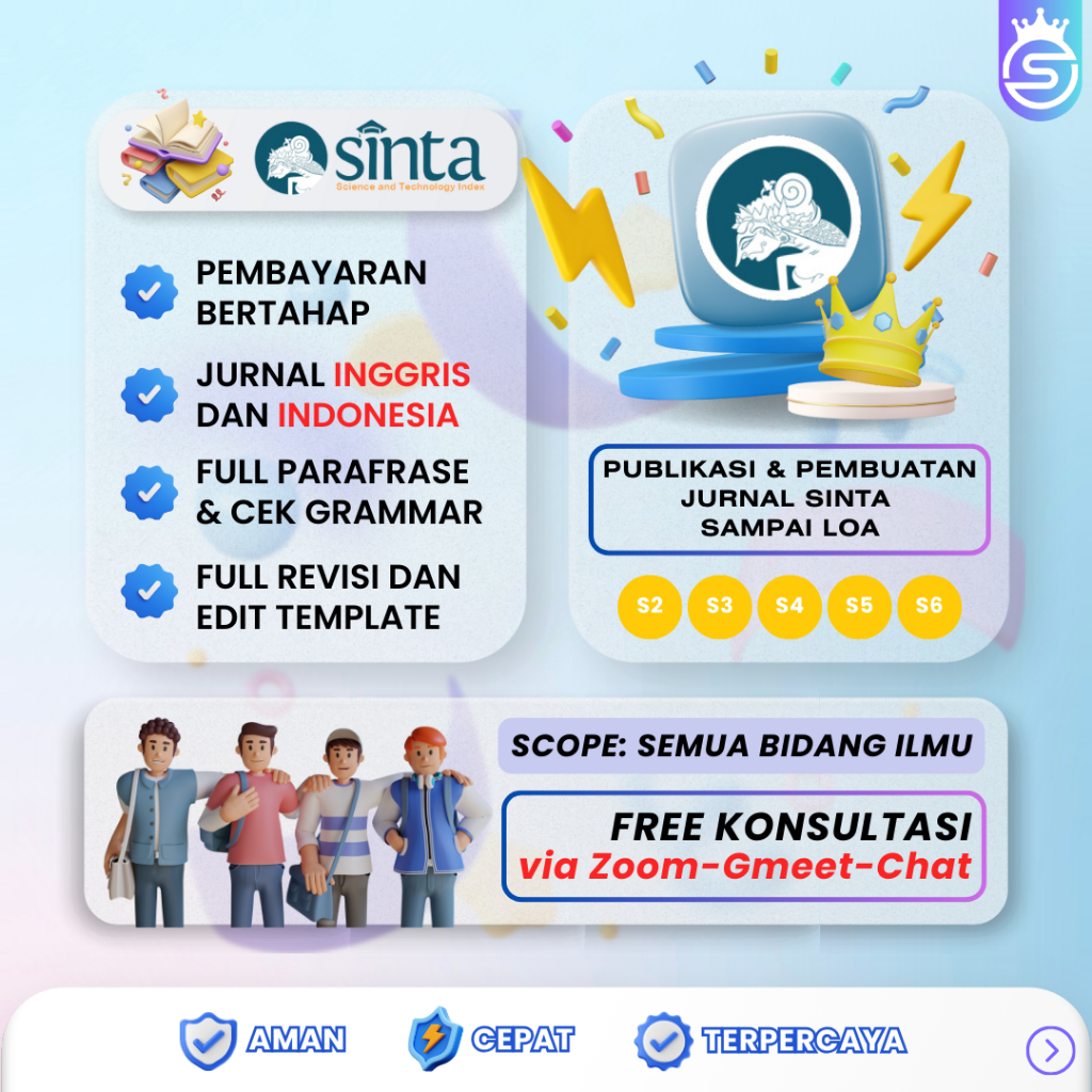 Publikasi, Pembuatan dan Pendampingan Jurnal Sampai LOA terindeks SINTA 2 - SINTA 6 Terpercaya
