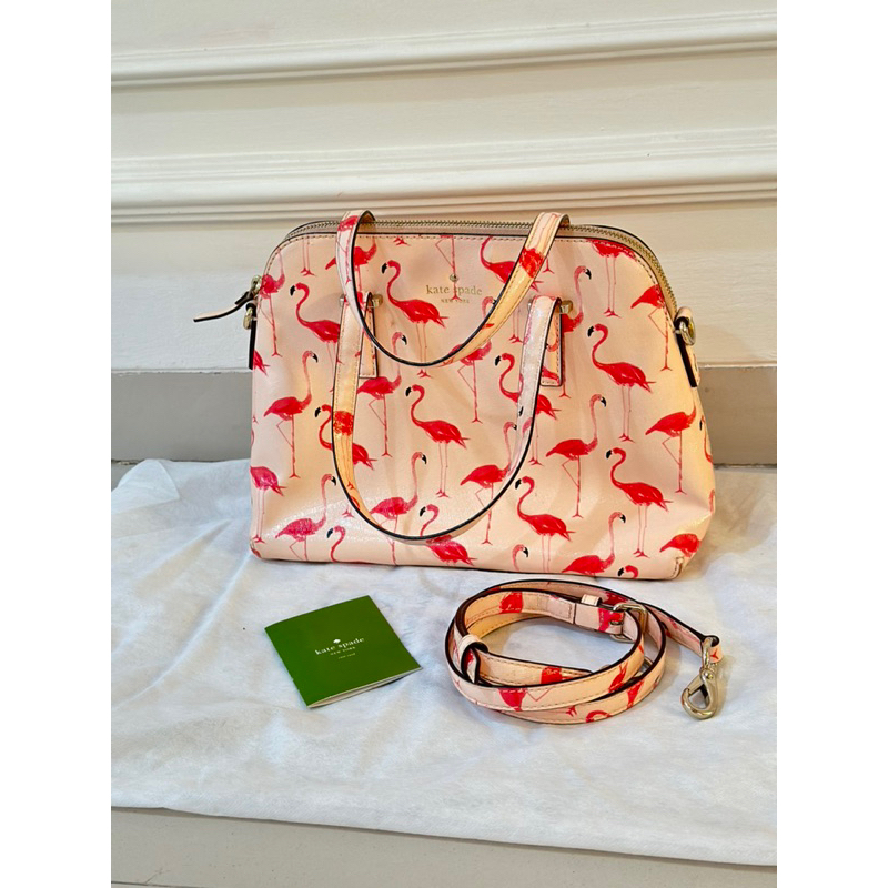 Kate Spade Bag original tas flamingo - preloved