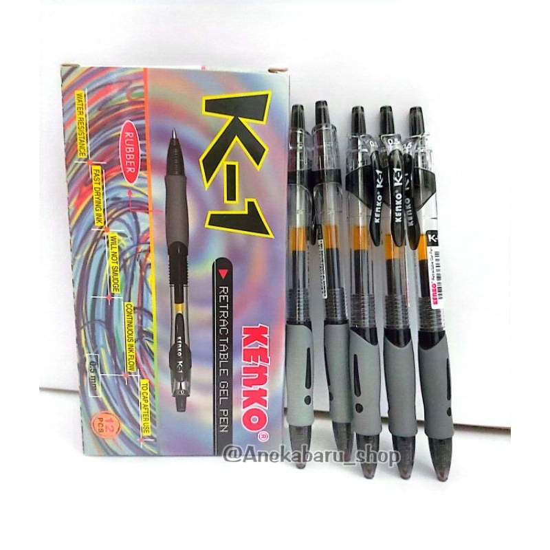 

Pulpen Kenko K1 Retractable Gel ( 1 pcs )