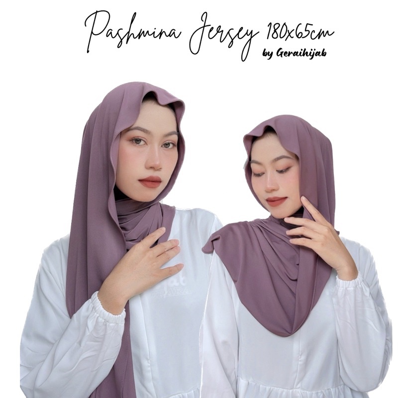 JILBAB HIJAB PASHMINA JERSEY PREMIUM MELEYOT PANJANG