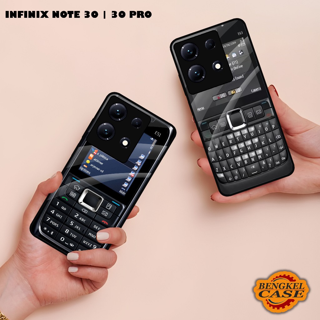 (BS40) Softcase Kilau Infinix Note 30 | 30 PRO | Casing Hp Infinix | Pelindung Smartphone Bengkel Ca