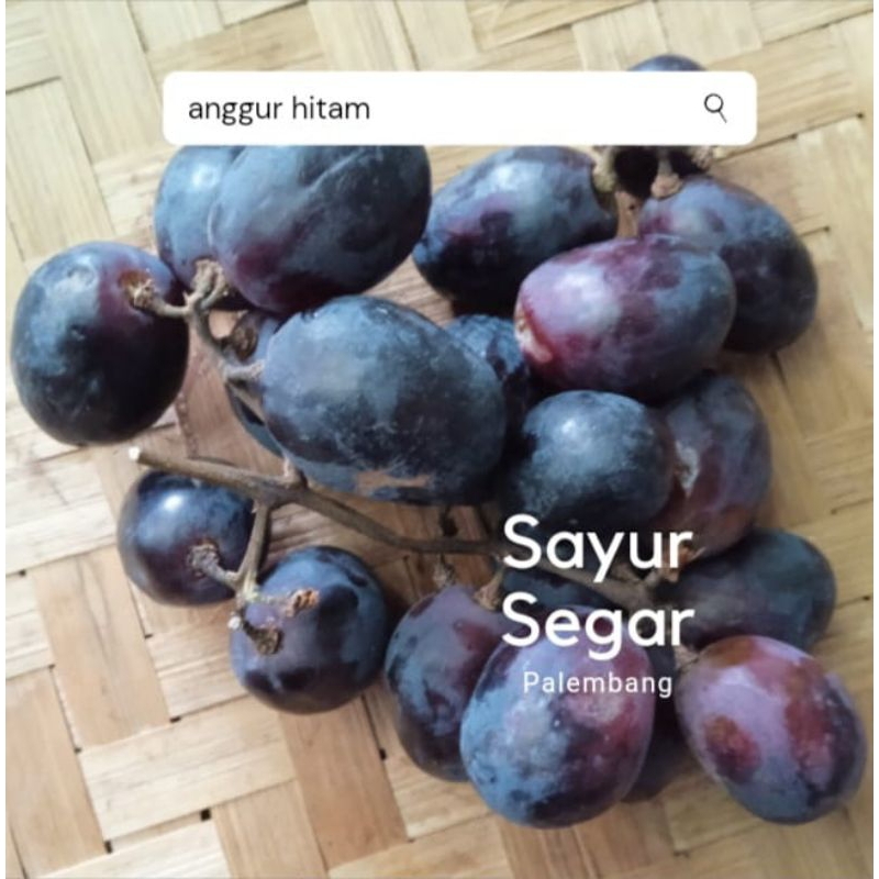 

Anggur Hitam per 250 gr Sayur Segar Palembanb