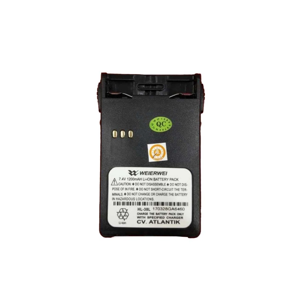 Weierwei HL-38L Baterai HT VEV-3288S Ori Baru Battery VEV3288 HL38L
