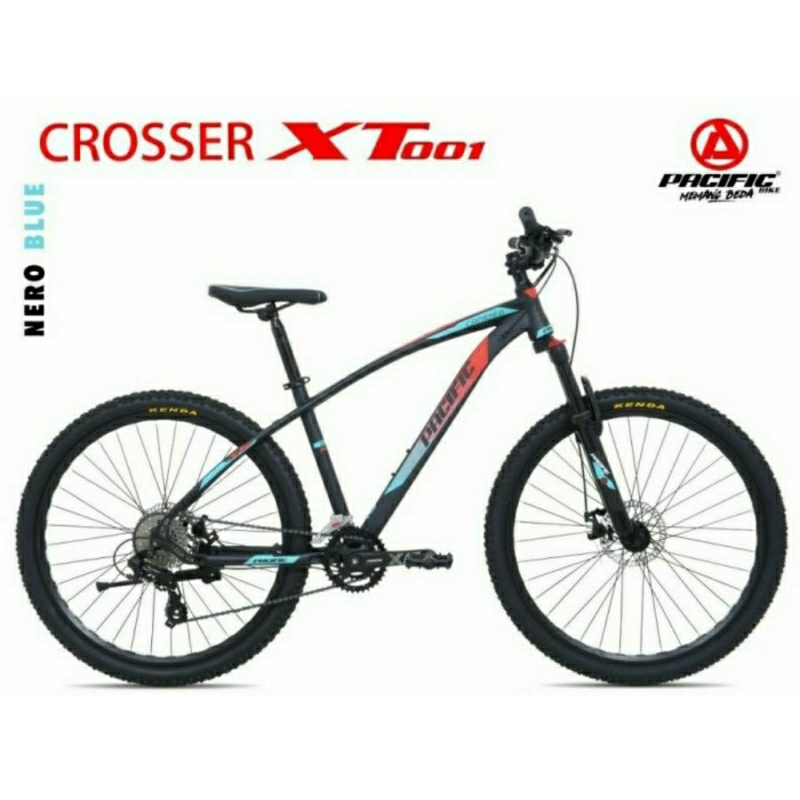 Sepeda gunung 27,5 inch MTB PACIFIC CROSSER XT 001 shimano 16 sp