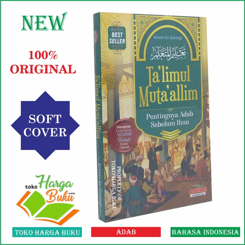 Foto Ta'limul Muta'allim NEW EDITION - Talim Al Mutaallim Pentingnya Adab Sebelum Ilmu Talimul Mutaallim - AQW