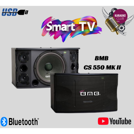 SPEAKER BMB CS 550 MK II PRO / CS-550 MKII PRO WOOFEER 12 INCH SPEAKER KARAOKE RESMI BMB