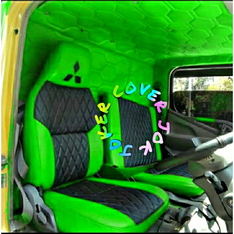 sarung jok mobil truk canter,cover jok mobil truk canter,sarung jok mobil truk variasi Car