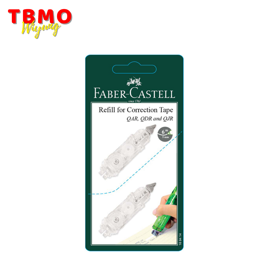 

Faber Castell Refill Correction Tape QAR/QJR Set 2 169414