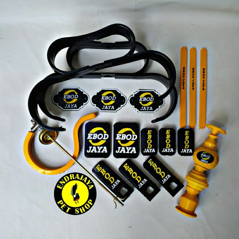 LOGO EBOD JAYA / EMBLEM EBOD JAYA / VARIASI EBOD JAYA 1 SET SANGKAR MURAI BATU