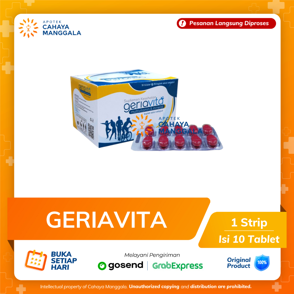 GERIAVITA STRIP 10 KAPLET